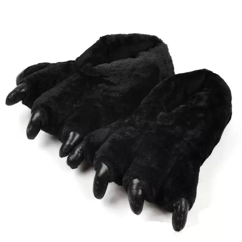Lorilury Bunny Faux Fur Slippers – Fluffy Women's Slip-On Novelty House Slippers Axl