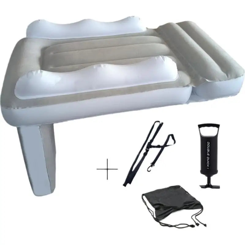Toddler Inflatable Airplane Bed & Travel Seat Extender Mattress Toddler Travel Bed Axl D