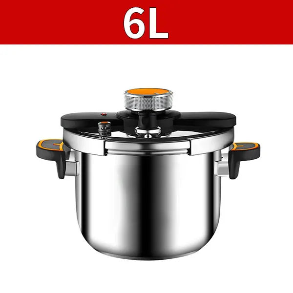 PGY Stainless Steel Pressure Cooker 4L 6L 8L | Gas & Induction Pressure Cooker Axl 6L