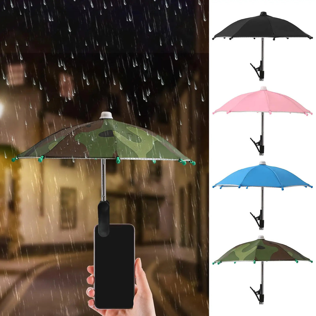 Phone Umbrella Sunshade Clip – UV & Glare Shield for Outdoors Phone Sunshade Clip Axl