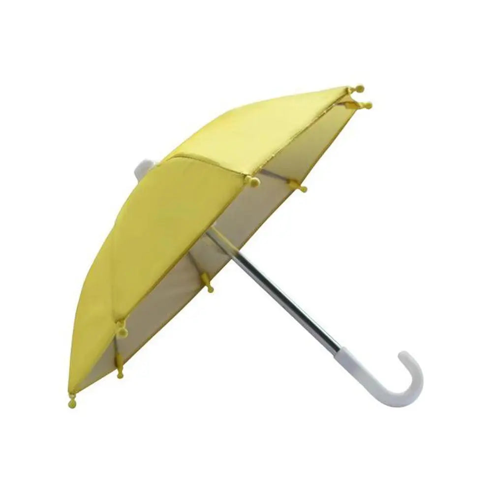 Mini Phone Sunshade Umbrella for Bike & Motorcycle Holders Bike Phone Sunshade Axl Yellow