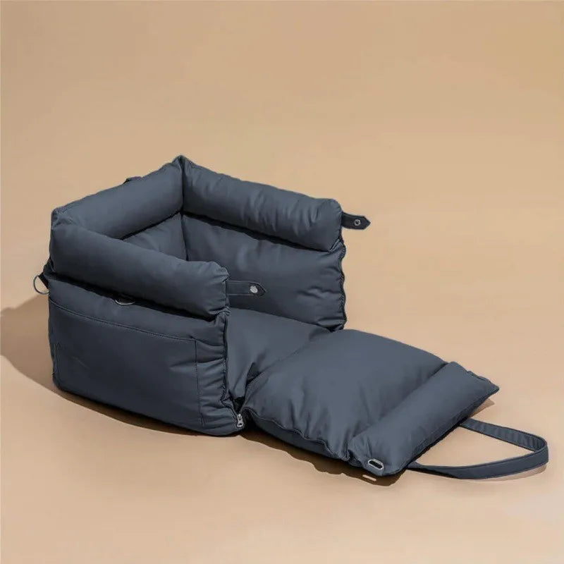 Portable Waterproof Pet Car Bed – Washable Dog & Cat Sofa Pet Travel Bed Axl
