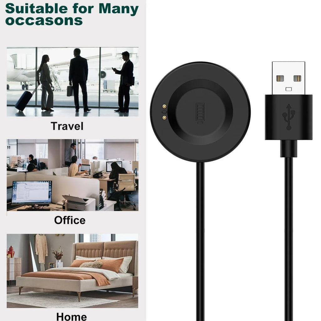 Magnetic Charging Cable for iTECH Fusion 2 & 3 Smartwatch 1m Smartwatch Charging Cable Axl