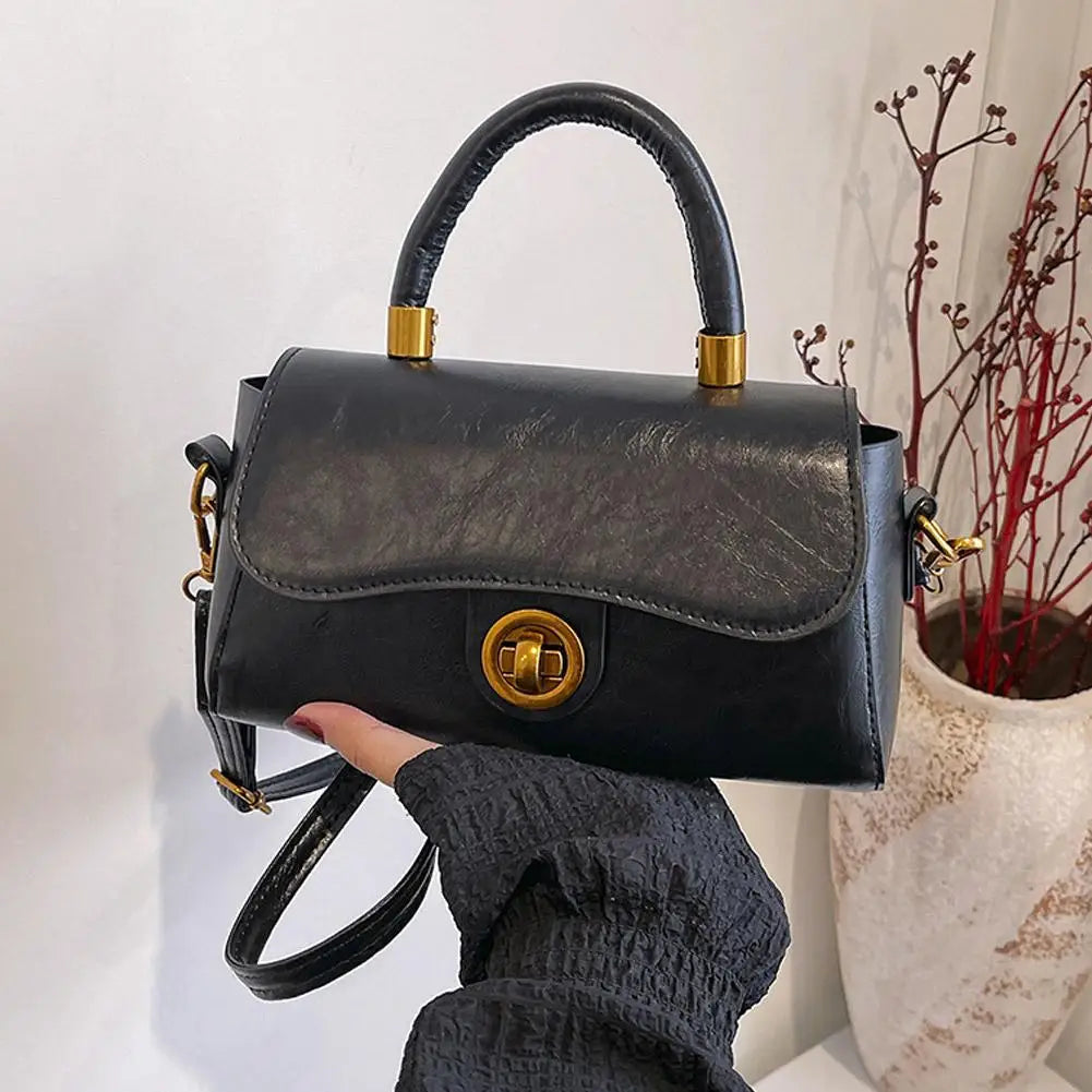 Women's PU Leather Slouchy Tote Shoulder & Crossbody Bag Tote Shoulder Bag Axl