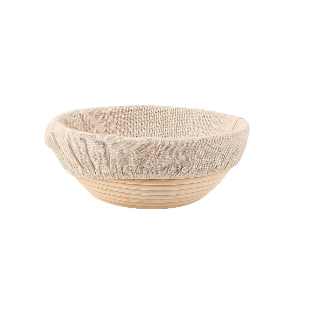 Banneton Bread Proofing Basket with Linen Liner | Leeseph Bread Proofing Basket Axl Round 20x8cm