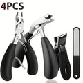 Heavy-Duty Nail Clipper Set – Thick & Ingrown Toenail Tools Nail Clipper Set Axl 4pcs - set