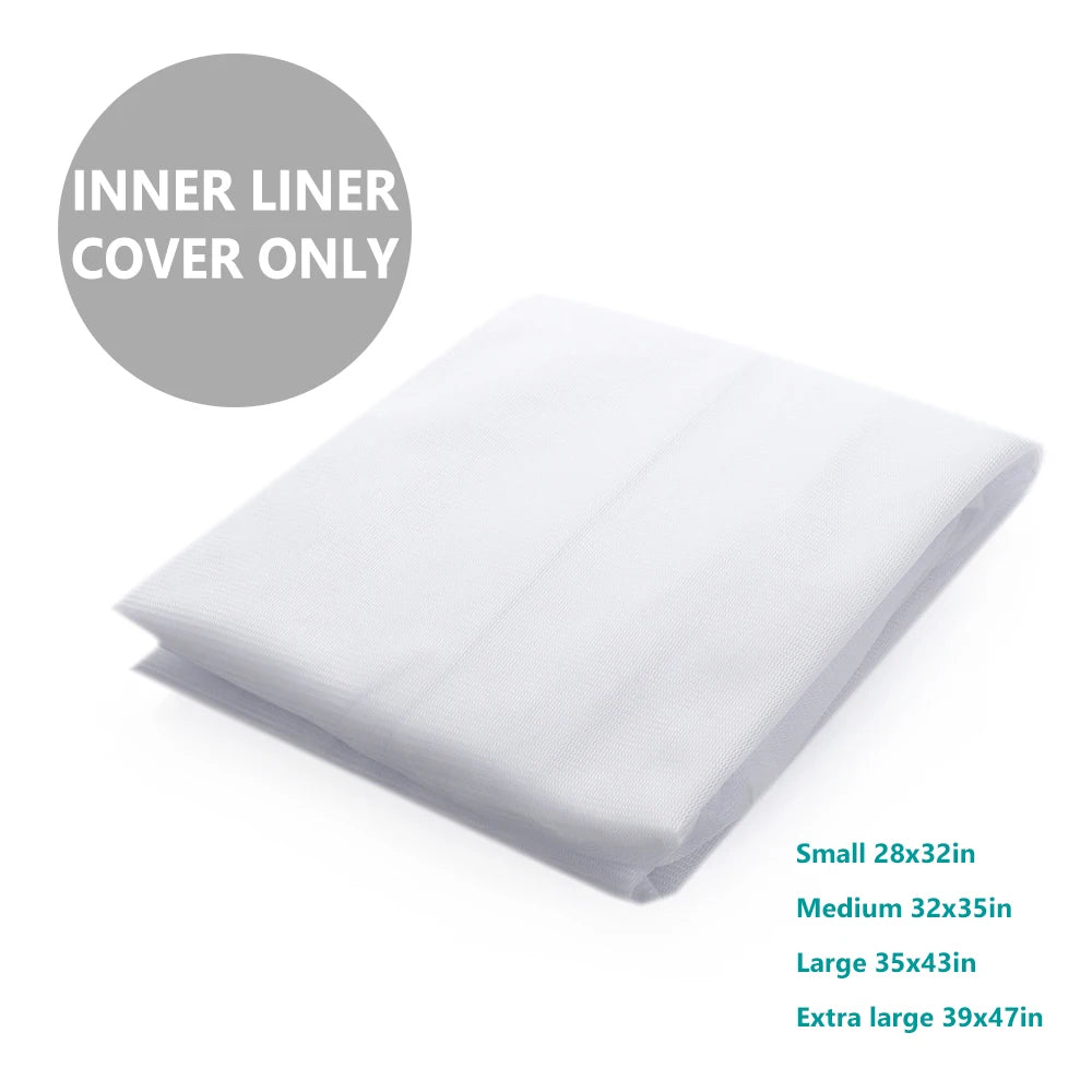 Bean Bag Inner Liner Zipper Insert Cover No Filler S–XL Bean Bag Liner Axl