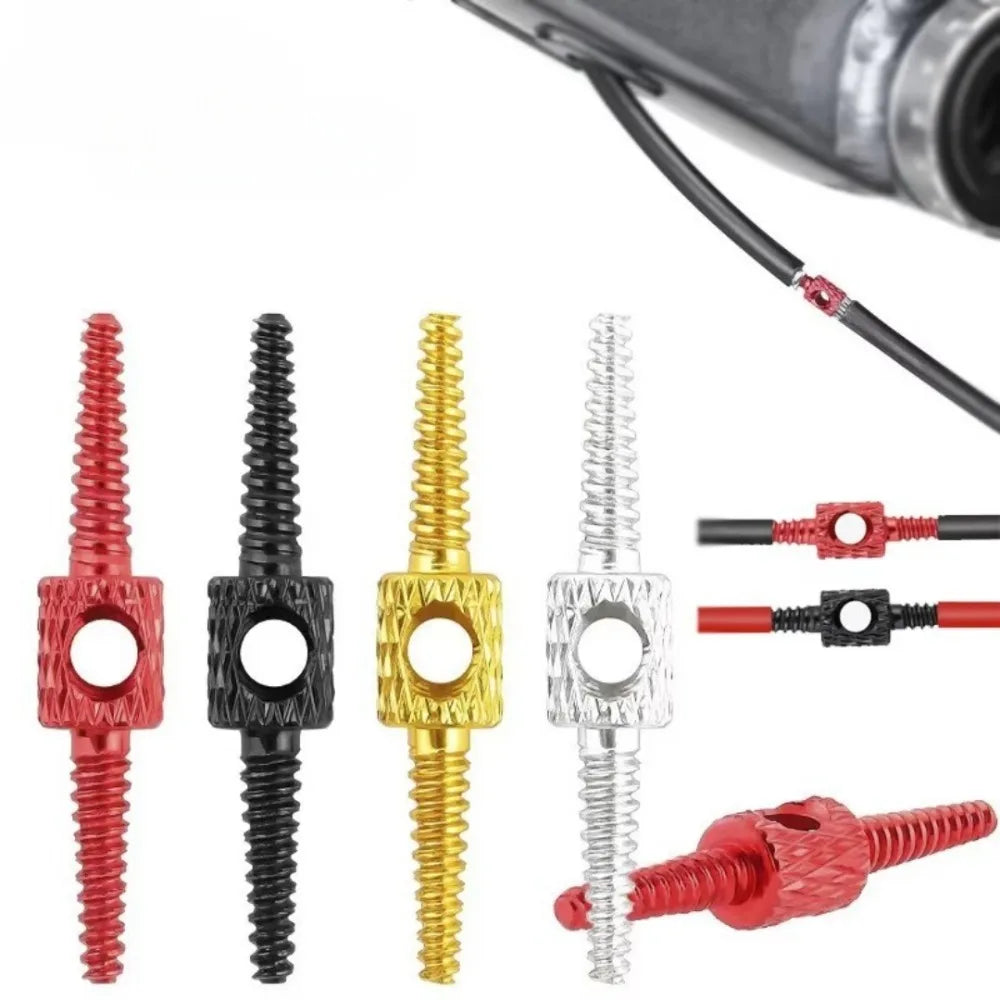 Aluminum Alloy Bike Brake Cable Tube Connector – MTB Wiring Bike Cable Connector Axl