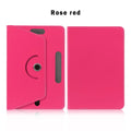 360° Rotating Universal Tablet Case PU Leather 7–10" Samsung Rotating Tablet Case Axl rose red Universal 9 inch