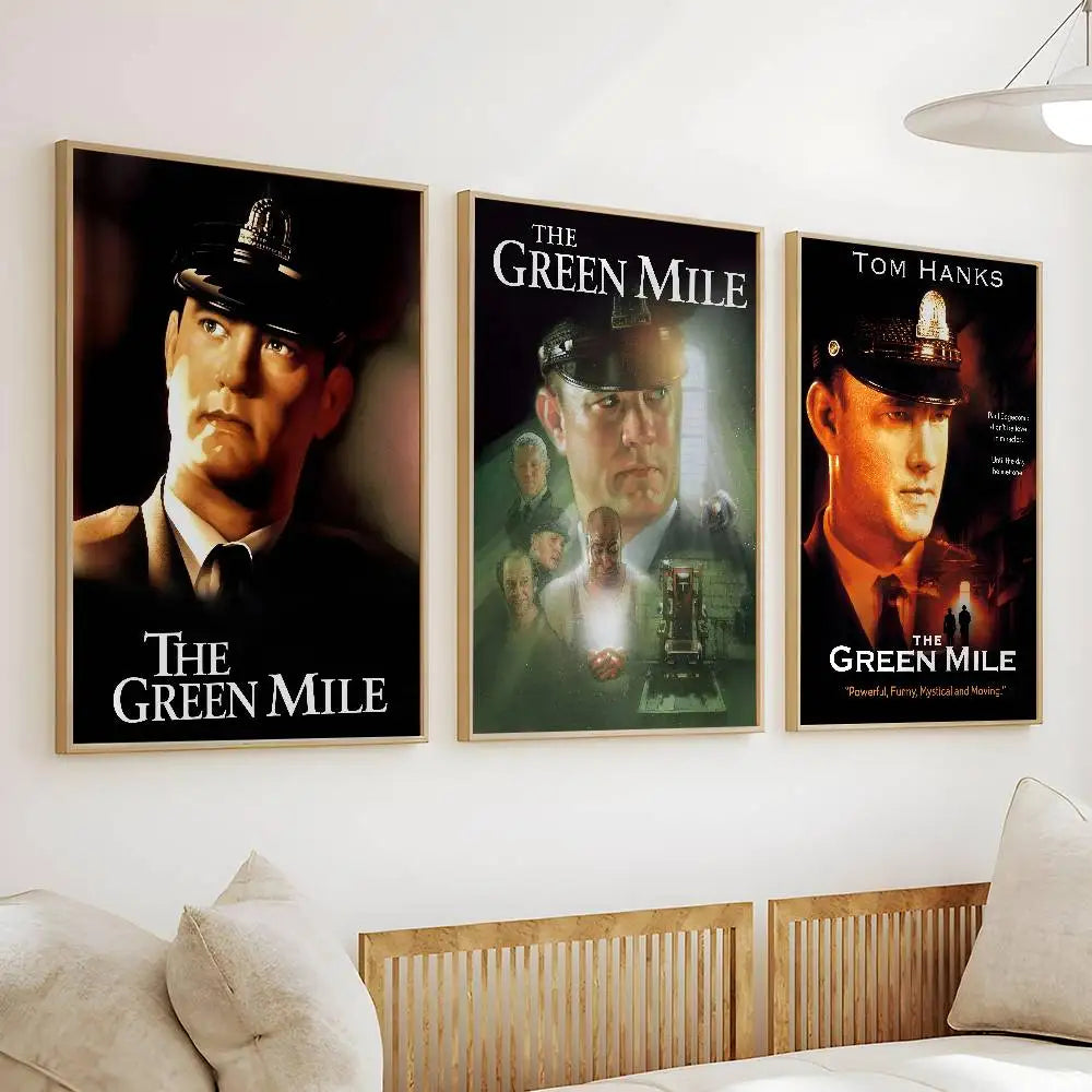 The Green Mile Movie Poster Self-Adhesive Wall Mural Sticker Wall Art Sticker Axl
