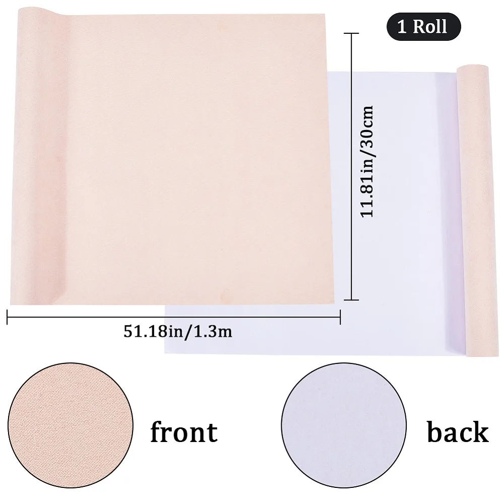 Light Salmon Book Binding Cloth 51x11.8" Imitation Leather Book Binding Cloth Axl