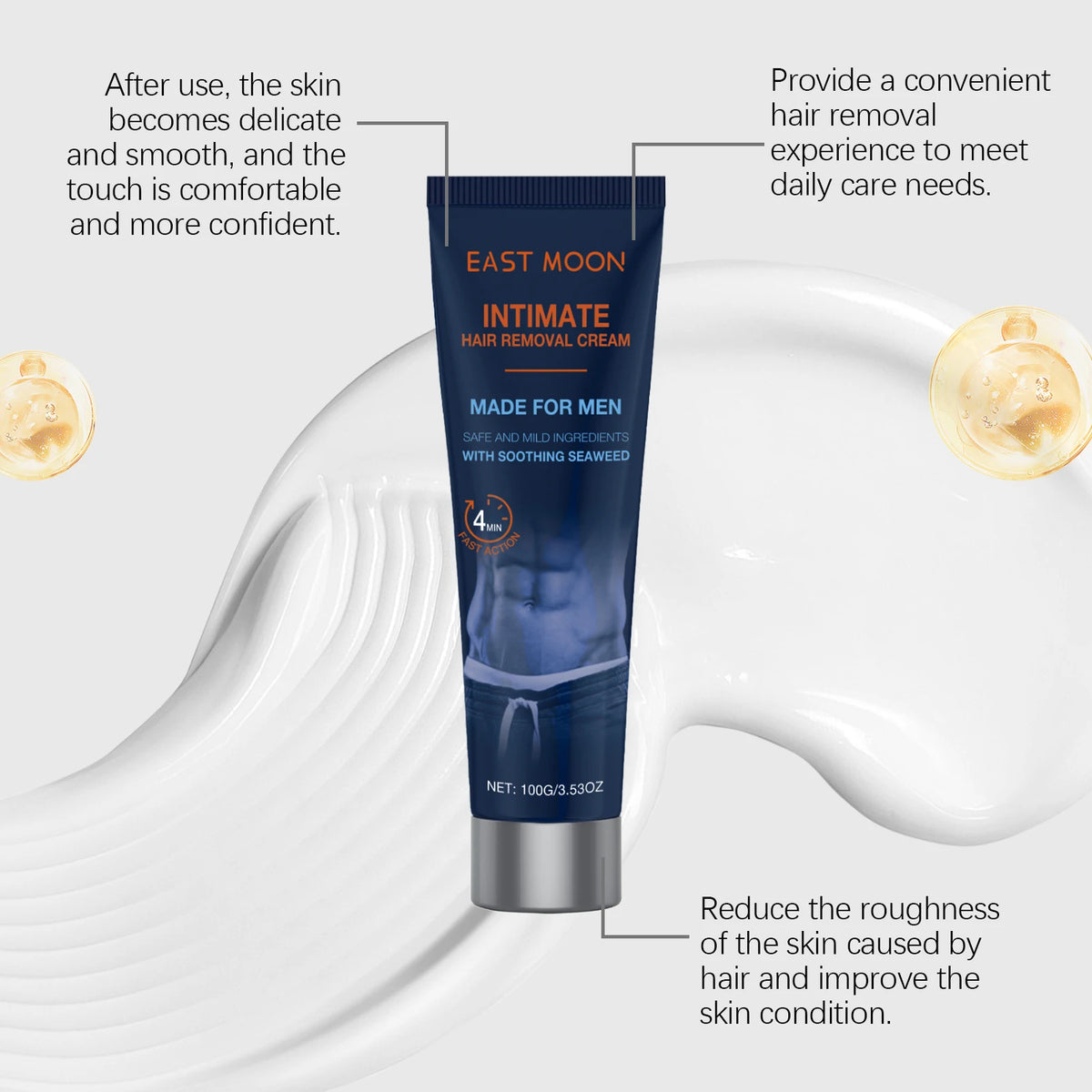 Avocado Hair Removal Cream – Hydrating Gentle Formula 100g Hair Removal Cream Axl