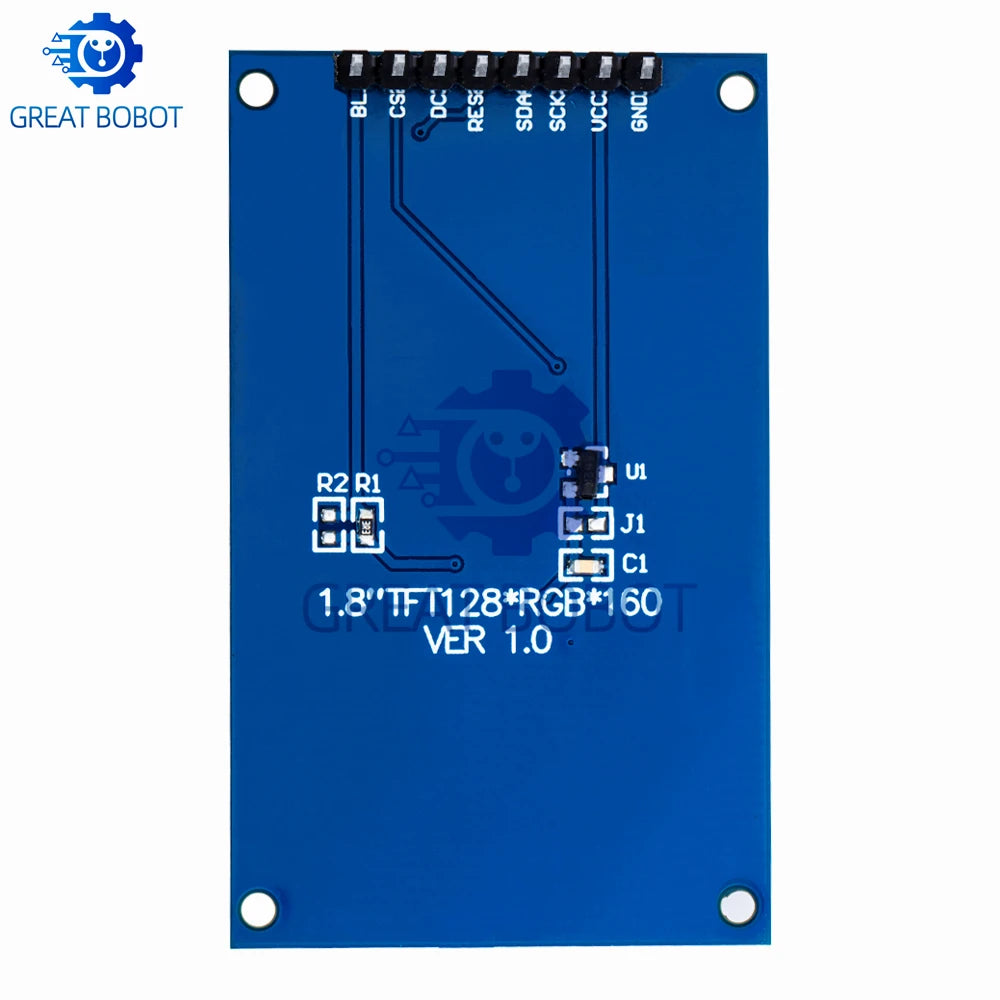 1.8" TFT SPI Display Module 128x160 Wide-Angle Color Screen TFT Display Module Axl