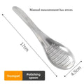 Stainless Steel Garlic Ginger Grater Grinder Spoon Kitchen Grater Spoon Axl trumpet
