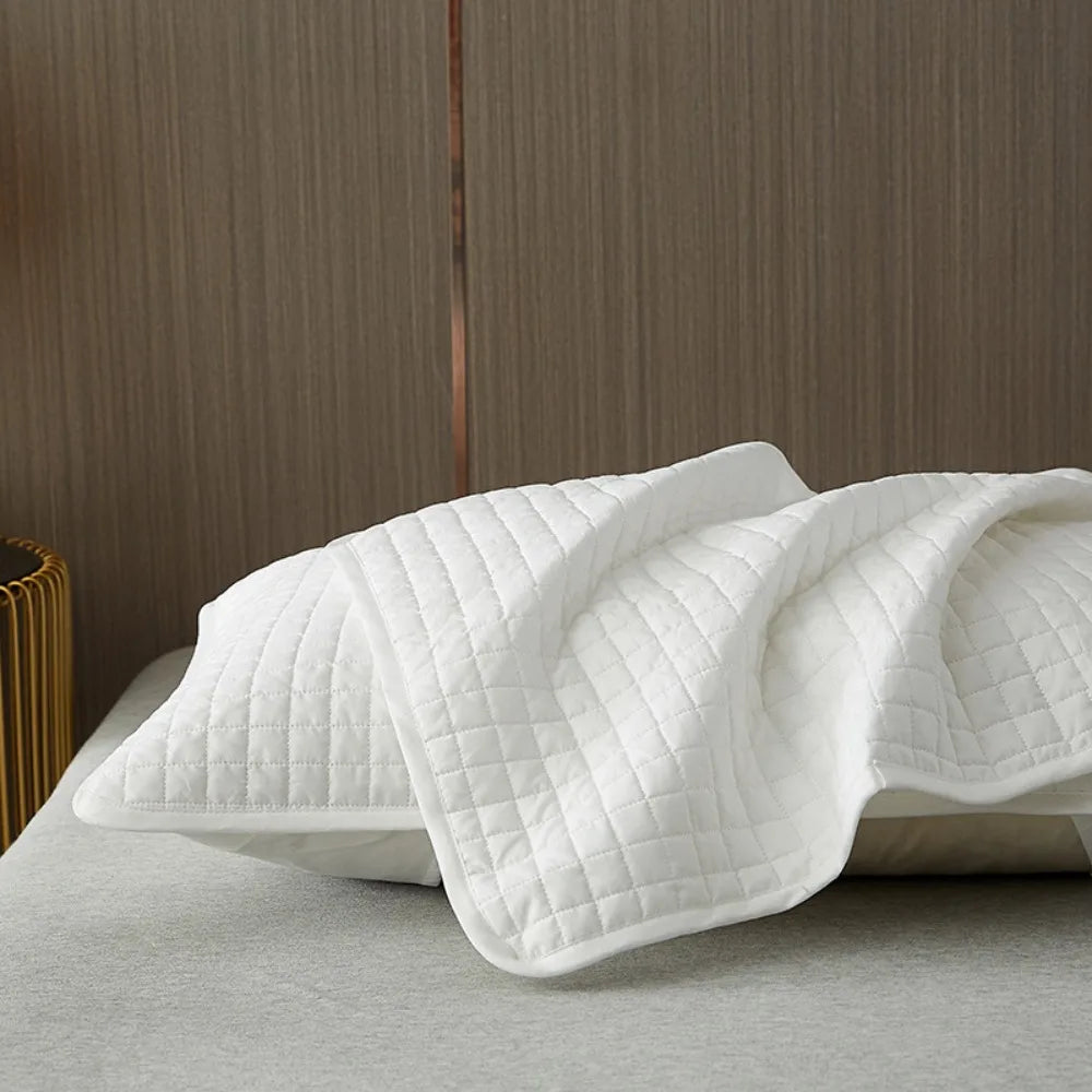 Waterproof Pillowcase Anti-Mite Pillow Protector Cover 48x74cm Pillow Protector Cover Axl Beige-Half Pack
