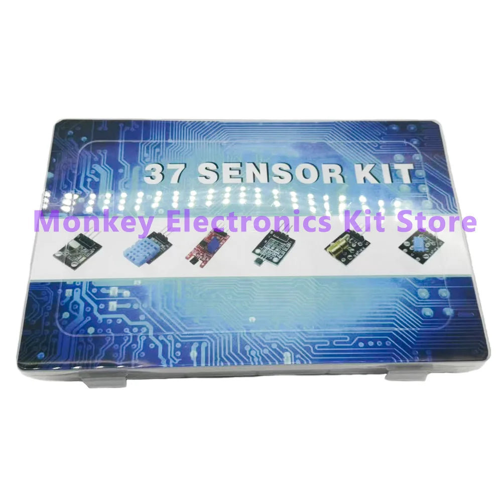 45-in-1 Sensor Modules Starter Kit for Arduino & Raspberry Pi Sensor Modules Kit Axl 37Kit Have Box