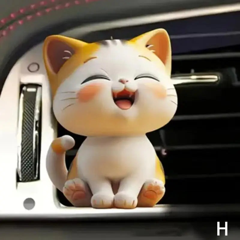 Cute Cat Car Air Vent Aromatherapy Clip | Long-Lasting Freshener Car Air Freshener Axl H
