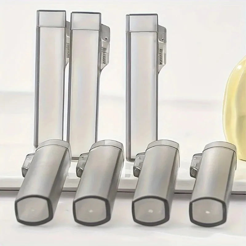 4-Pack Portable Clear Plastic Toothpick Case & Holder Toothpick Holder Axl