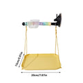 Window Bird Perch with Suction Cup & Droppings Tray | Parrot Perch Bird Window Perch Axl as show