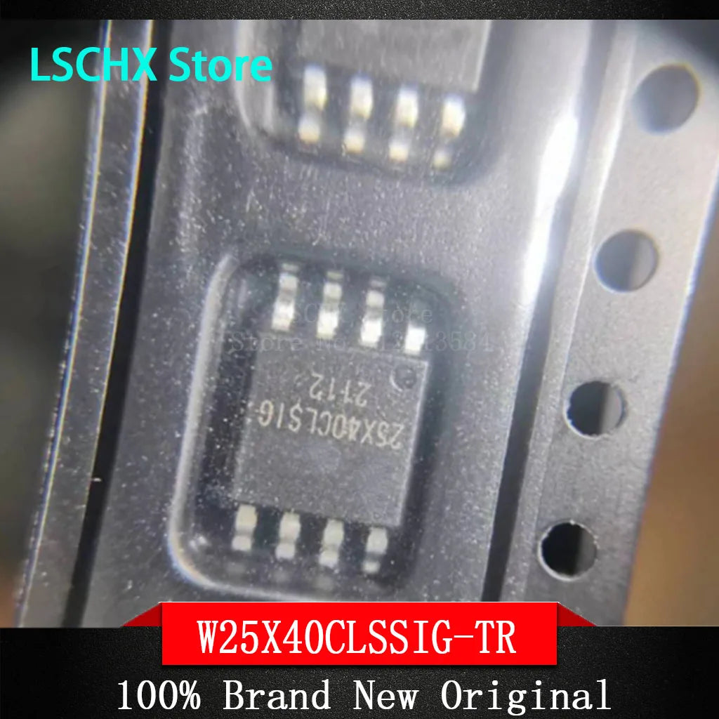 5-Pack W25X40CLSSIG-TR SOP-8 NOR Flash Memory IC Chips NOR Flash IC Axl