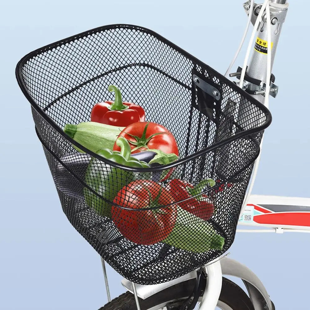 Metal Bicycle Basket – Front & Rear Hanging Bike Storage Bicycle Basket Axl