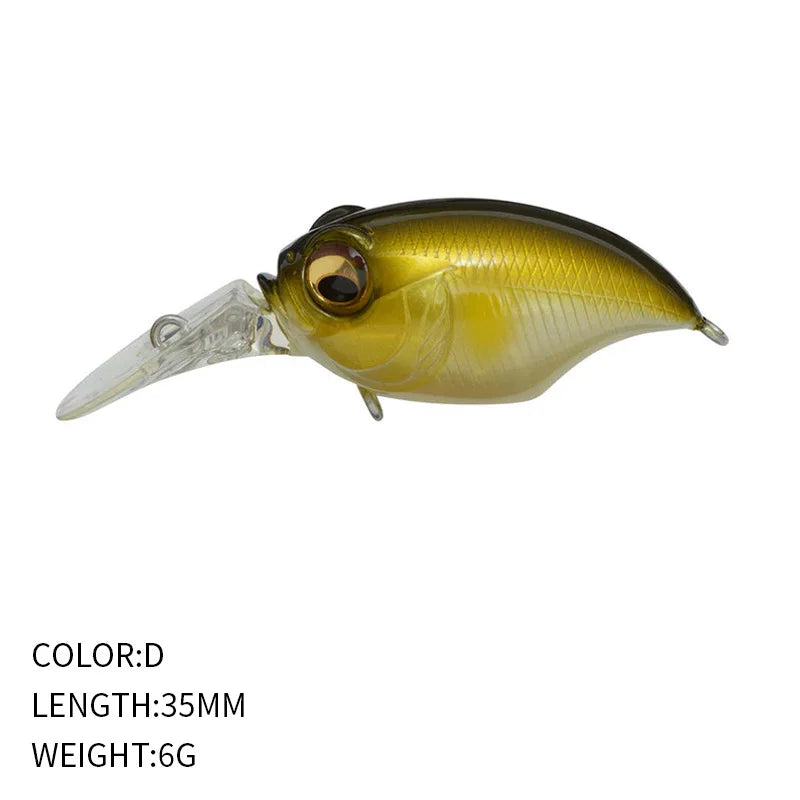 6g 42mm Floating Crankbait Lure – Bass, Perch & Pike Wobbler Fishing Crankbait Lure Axl D-1pcs