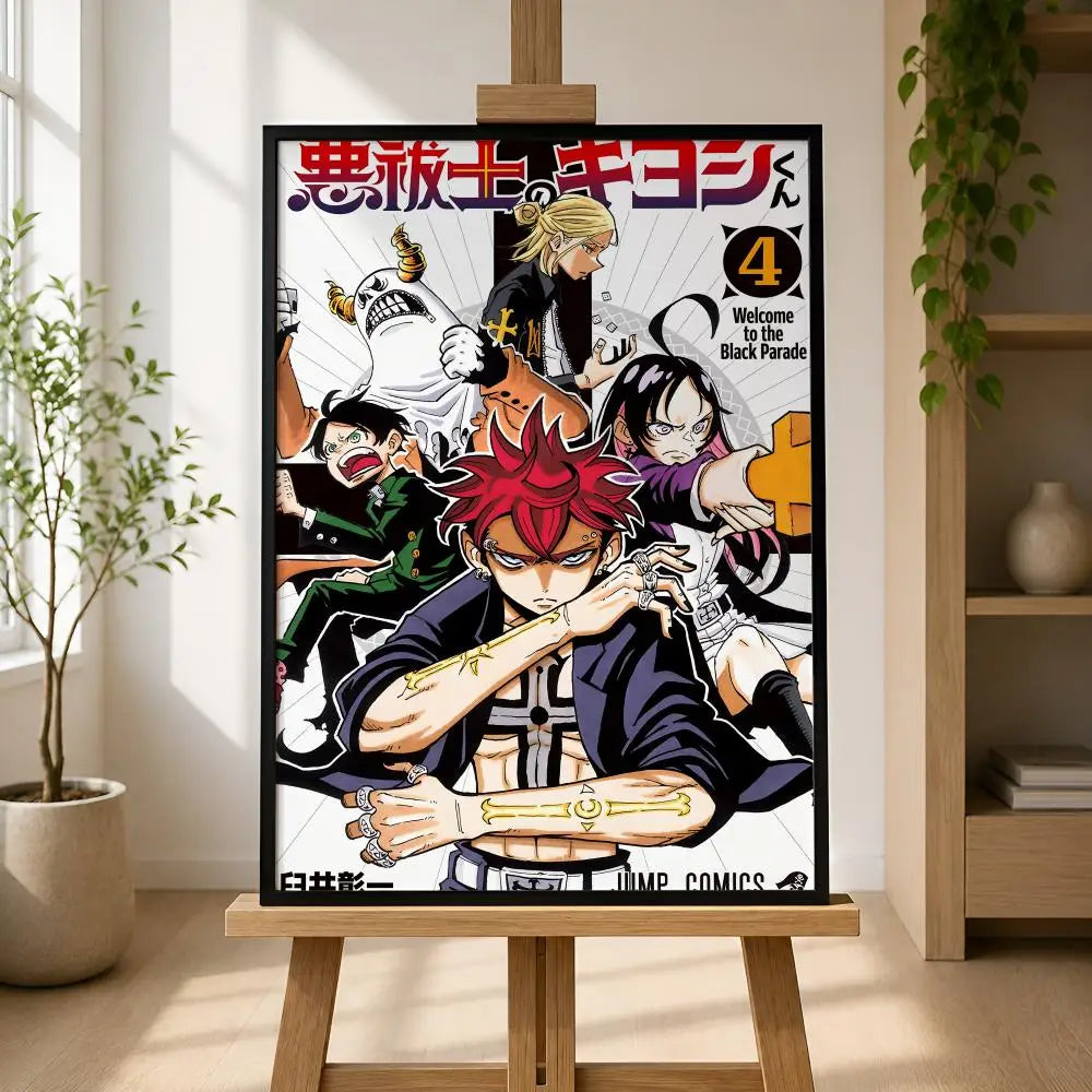 Ultimate Exorcist Kiyoshi Waterproof Self-Adhesive Anime Poster Anime Wall Poster Axl