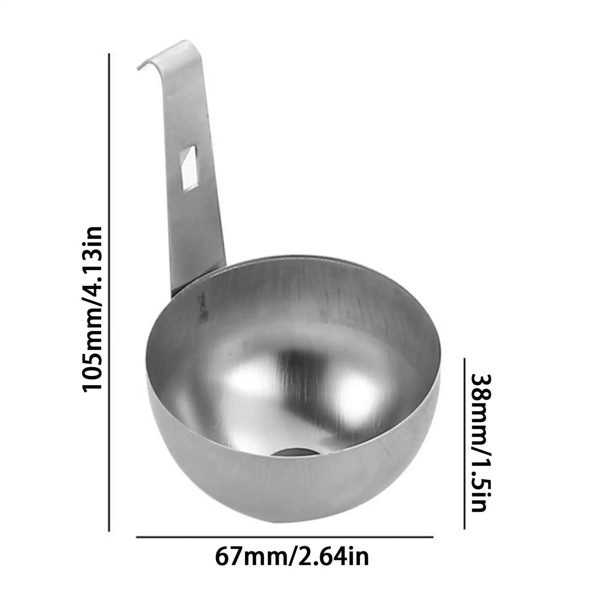 Stainless Steel Egg Poacher – Hangable Nonstick Steamer Egg Poacher Axl