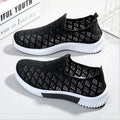 Women's Air Mesh Slip-On Sneakers – Breathable Casual Sports Shoe Women's Sneakers Axl black 36