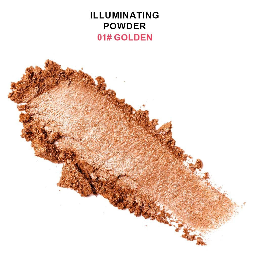 Private Label Highlighter Loose Powder – Brightening & Waterproof Highlighter Loose Powder Axl 01 50pcs with logo