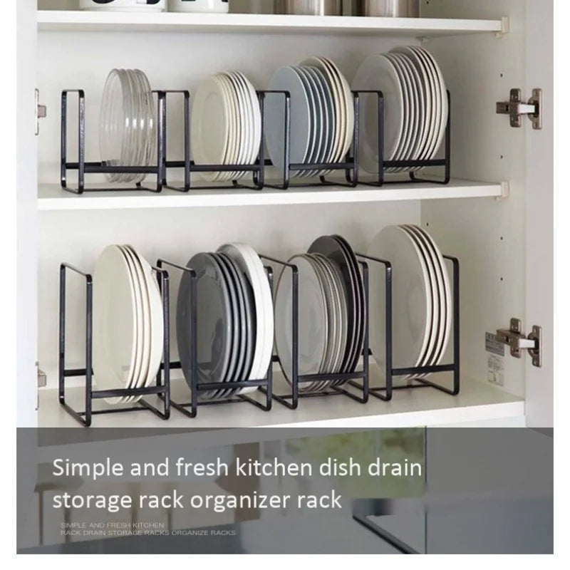 Countertop Dish Rack – Layered Plate & Drain Storage Rack Dish Storage Rack Axl