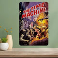 Time Machine Classic Movie Metal Poster Sign | Retro Wall Art Metal Wall Sign Axl aluminum sign aluminum 20x30cm