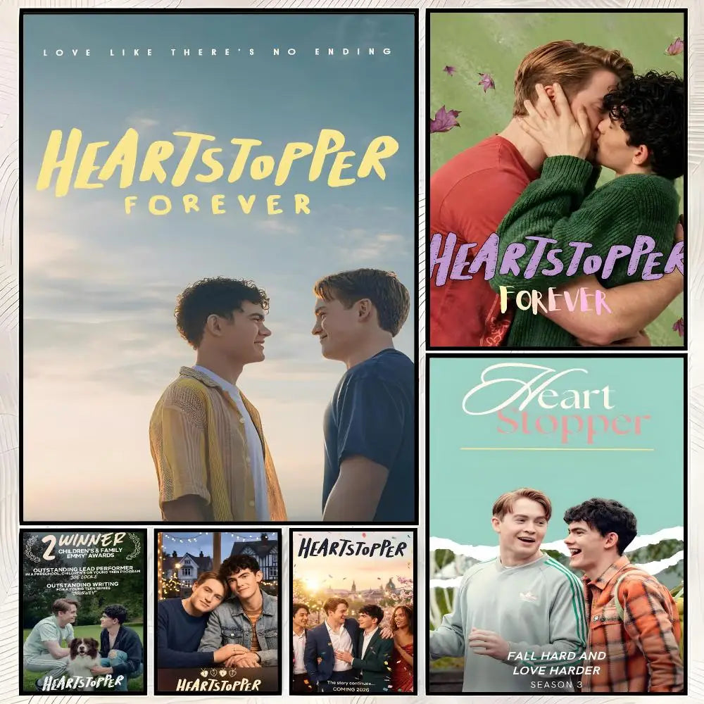 Heartstopper Series H Self-Stick HD Wall Art Poster – Waterproof Wall Art Poster Axl