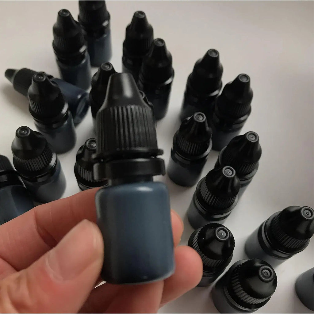 Privacy Stamp Refill Ink Set – Quick-Dry Black Ink 3×10ml Stamp Refill Ink Axl