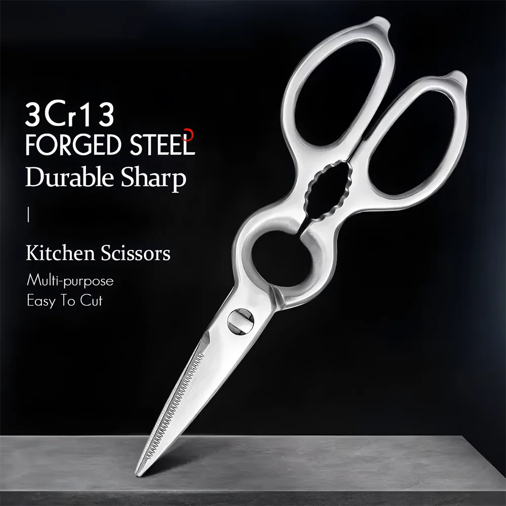 Multi-Function Kitchen Scissors – Heavy-Duty Cooking Shears Kitchen Scissors Axl Kitchen Scissors