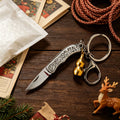 Mini Folding Pocket Knife – EDC Keychain Utility Cutting Tool Folding Pocket Knife Axl Folding Knife