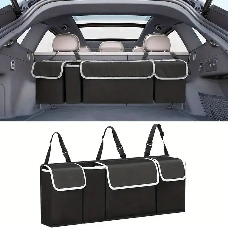Car Seat Back Organizer – High-Capacity Oxford Storage Bag Car Seat Organizer Axl