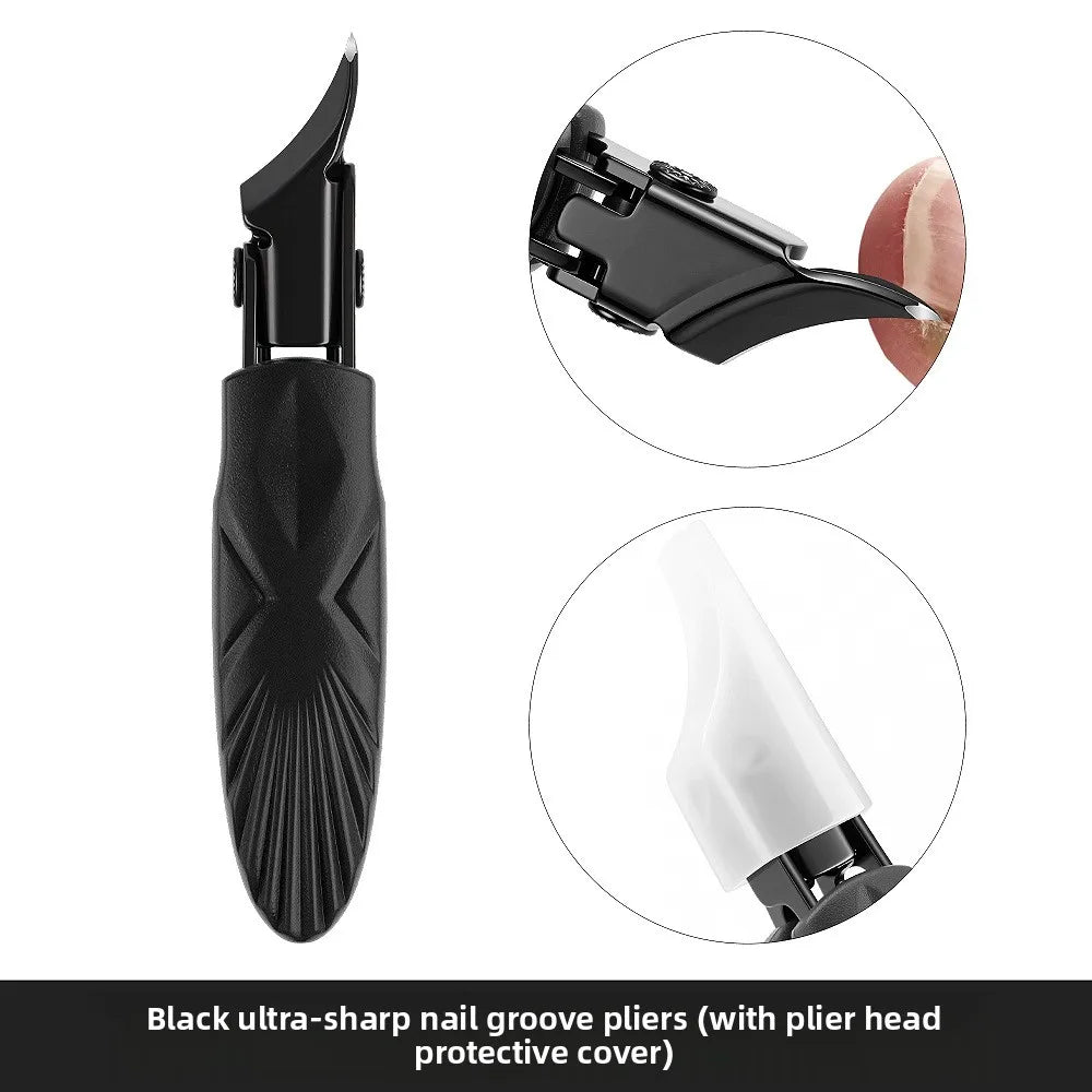 Ultra Sharp Slant Tip Nail Nipper for Thick Toenails Nail Nipper Axl 2 inches JGBlack ultra-sharp