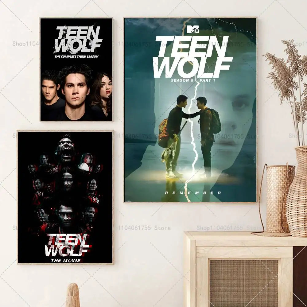 Teen Wolf Movie Series Poster – Self-Adhesive Wall Art Print Wall Art Poster Axl