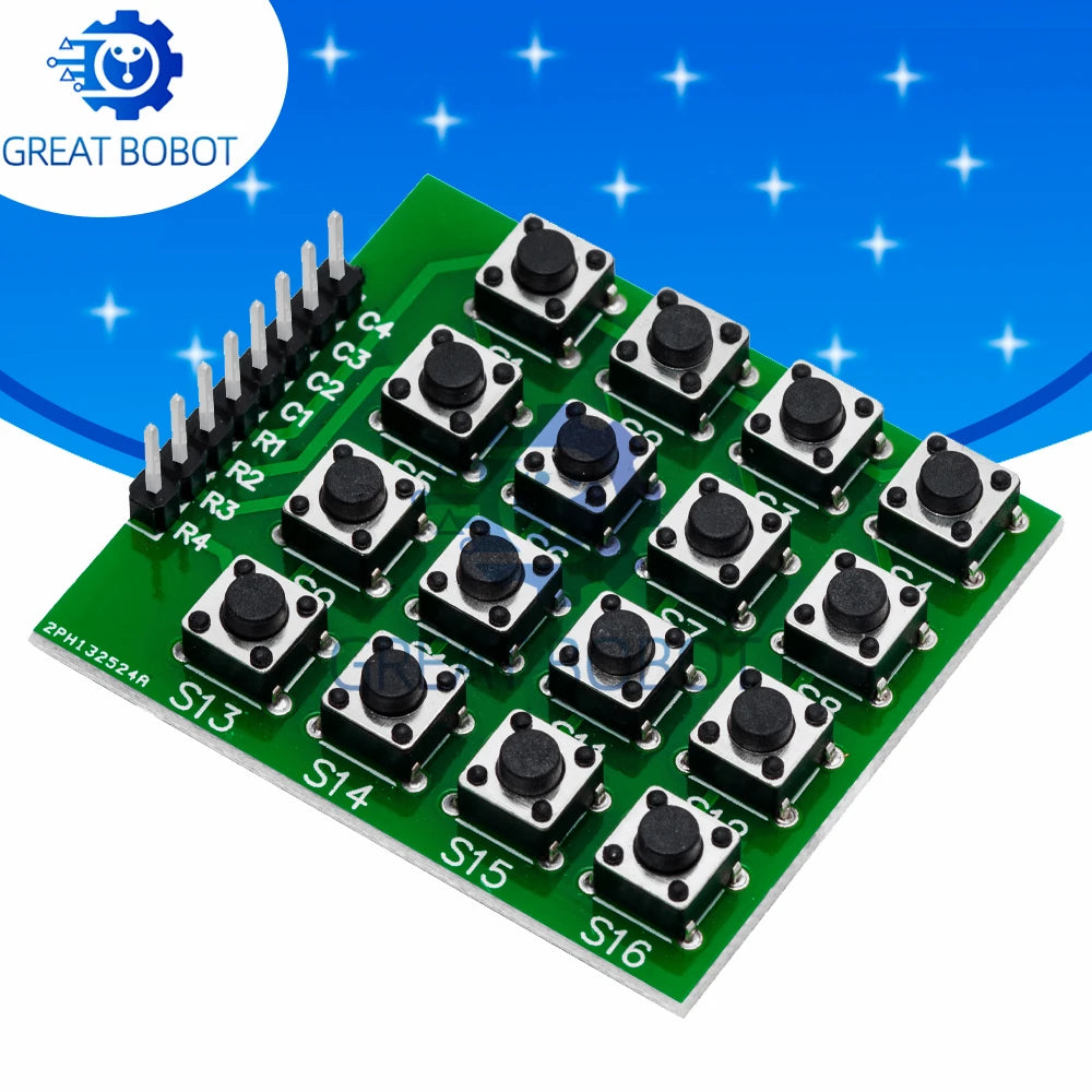 4x4 Matrix Keypad Module – 16 Button Arduino Keyboard Keypad Module Axl Default Title