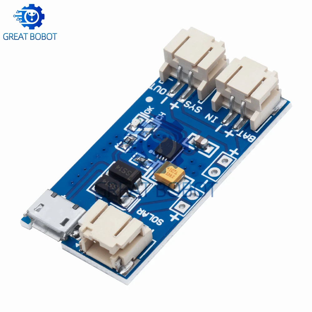 Solar LiPo Charger Board CN3065 – DIY Outdoor Charging Solar Charger Board Axl