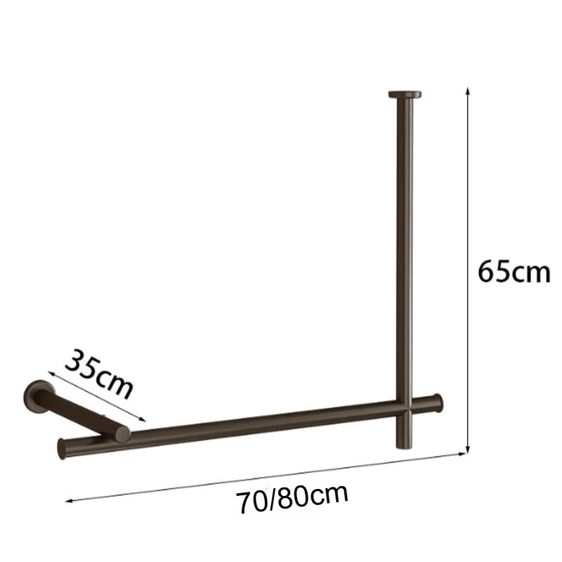 Stainless Steel Wall-Mount Towel & Clothes Drying Rack Wall Drying Rack Axl