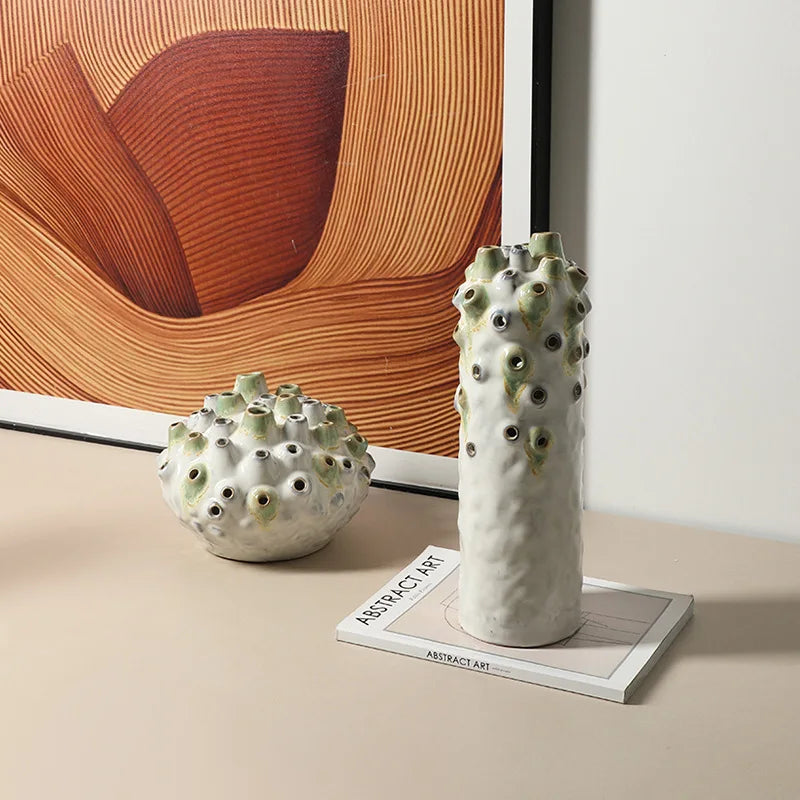 Modern Ceramic Coral Figurine – Creative Home Décor Ornament Ceramic Figurine Axl