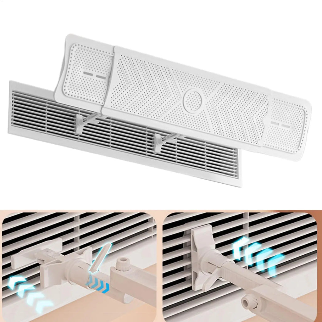 Adjustable AC Vent Deflector | Wind Guide Baffle for Home AC AC Vent Deflector Axl