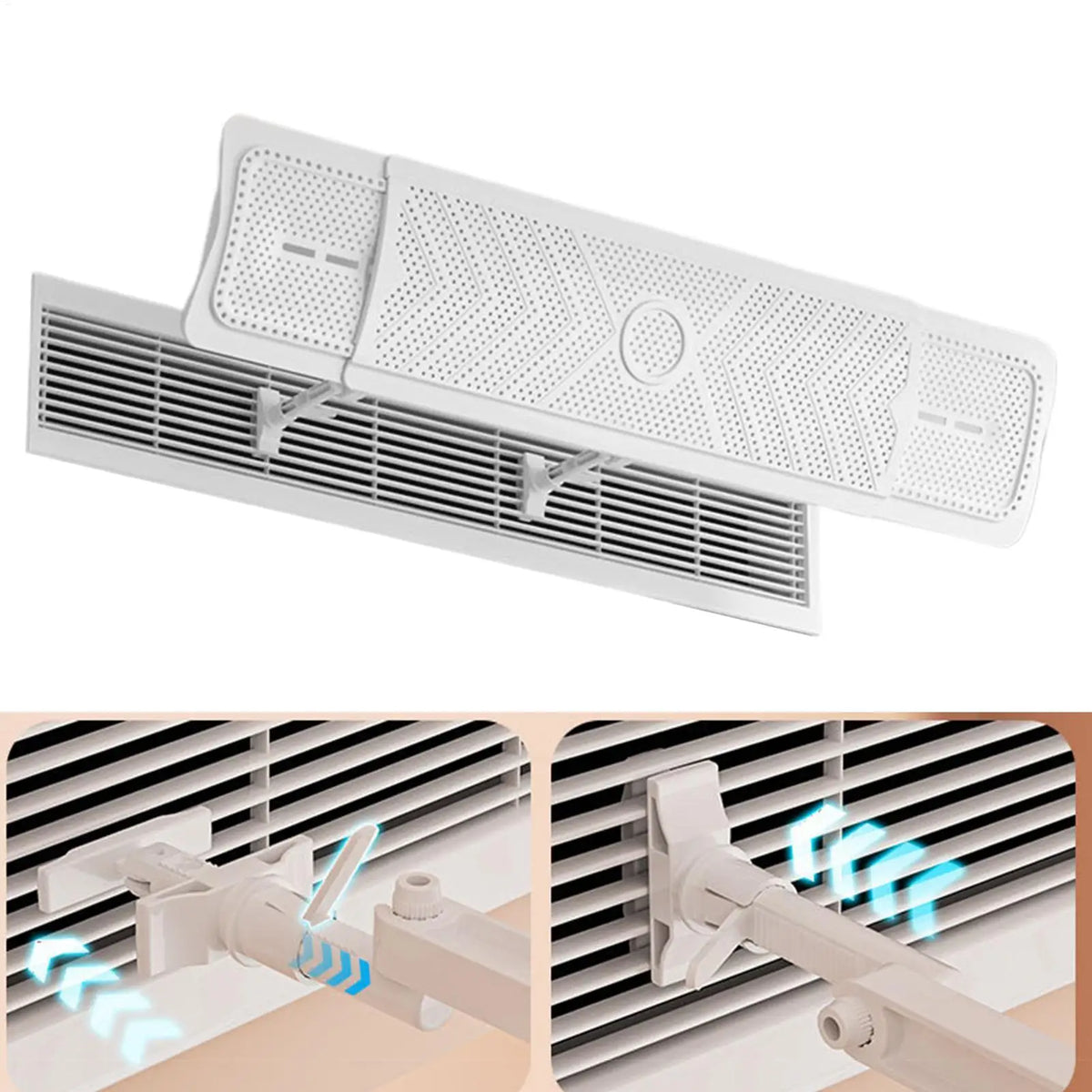 Adjustable AC Vent Deflector | Wind Guide Baffle for Home AC AC Vent Deflector Axl