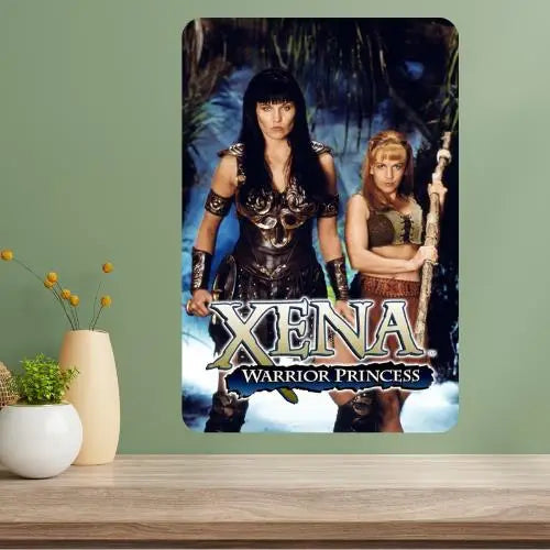 Xena Warrior Princess TV Show Metal Poster Sign | Wall Decor Metal Wall Sign Axl aluminum sign aluminum 40x30cm