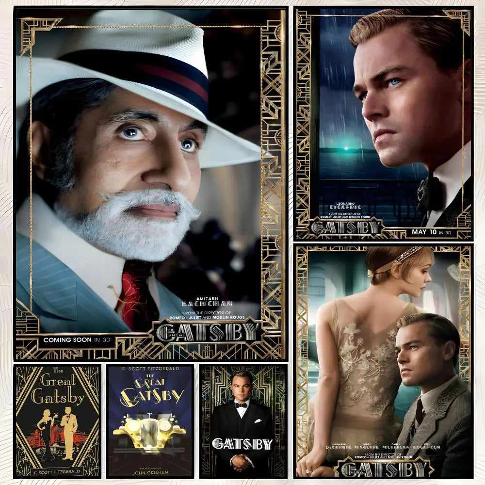 Great Gatsby HD PVC Self-Stick Wall Art Poster – Waterproof Wall Art Poster Axl