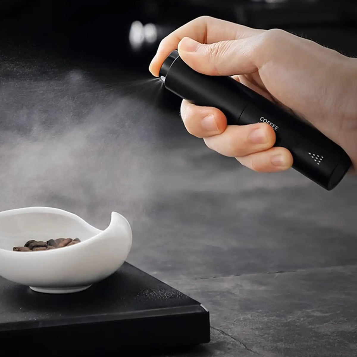 Coffee Bean Spray Bottle – Anti-Static Glass Mister Coffee Spray Bottle Axl