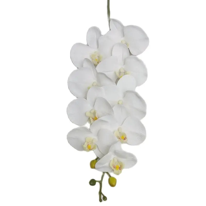 2-Pack Artificial Phalaenopsis Orchid Stems – 9 Heads, 105cm Artificial Flower Branch Axl