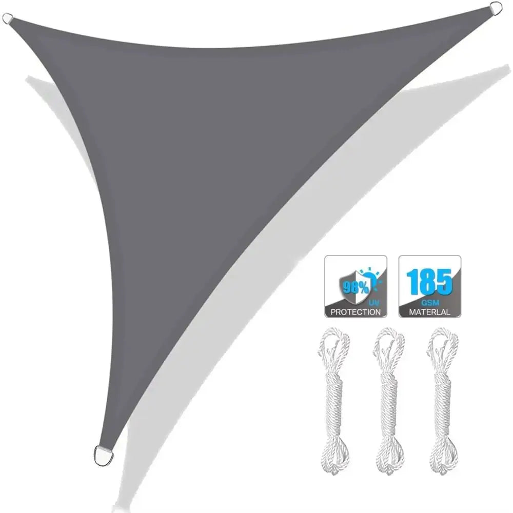 Triangle Shade Sail 3x3x3M – 98% UV Block Outdoor Canopy Outdoor Shade Sail Axl